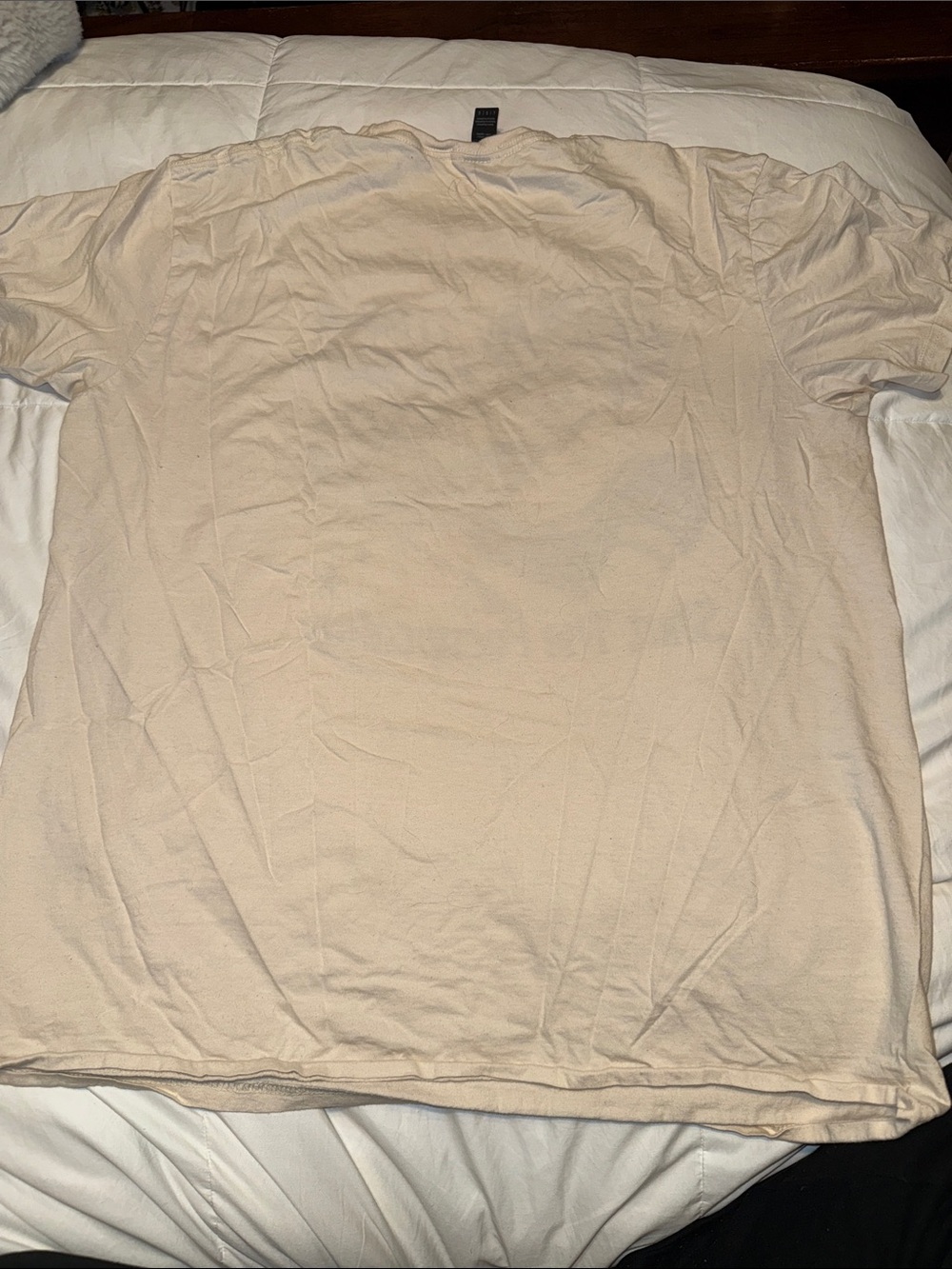 Graphic Tee "I Baked You Some" with Cupcake Design - Beige - Picture 5 of 6